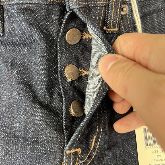 Outerknown Ambassador Slim Fit Jeans Men’s 28x32 Selvedge Denim Dark Wash Pants‎ - Picture 11 of 16